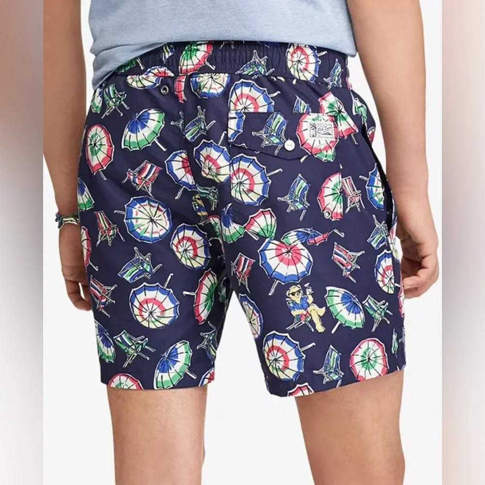 Polo Ralph Lauren Men's Traveler Swim Trunks Size Medium
